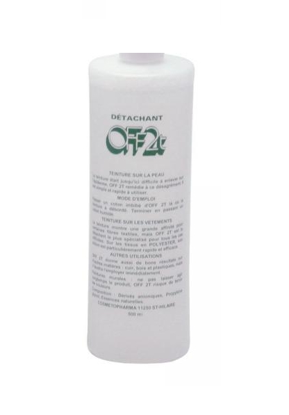 Détachant pour teinture OFF2T  500ml