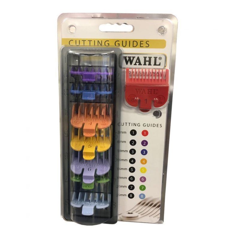 Contre peignes multi couleur WAHL- Boîte de 8 pièces