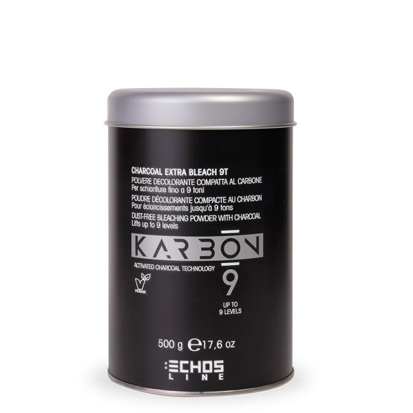 POUDRE DECOLORANTE COMPACTE AU CHARBON 500gr karbon 9