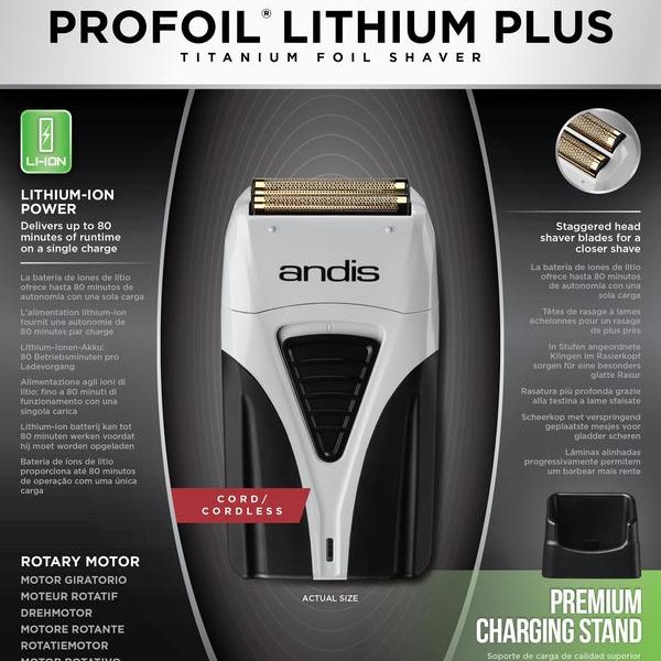 Rasoir électrique de finition Profoil Lithium ANDIS - Sans fil
