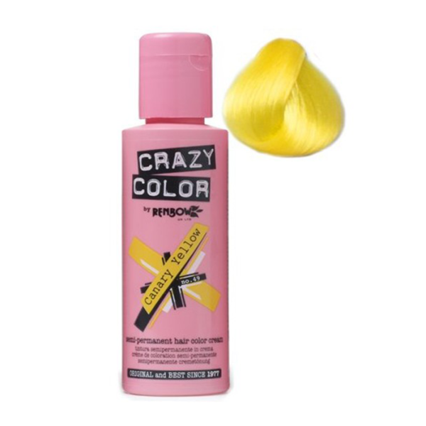 Coloration Crazy Color N°49 CANARY YELLOW  100 ml