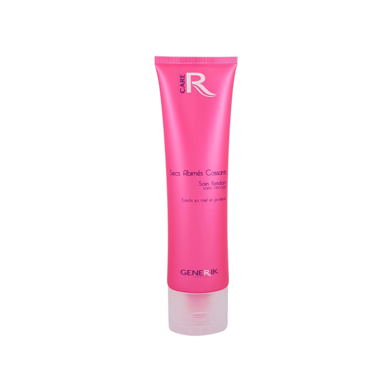 Soin Fondant secs et abimés cassants - 150 ML Soin Fondant secs et abimés cassants - 150 ML au miel et protéines, actifs qui restructurent, hydratent et apportent brillance, évitent la formation de frisottis. Mode d'emploi : Appliquer mèches par mèches sur cheveux lavés et essorés avant le brushing.