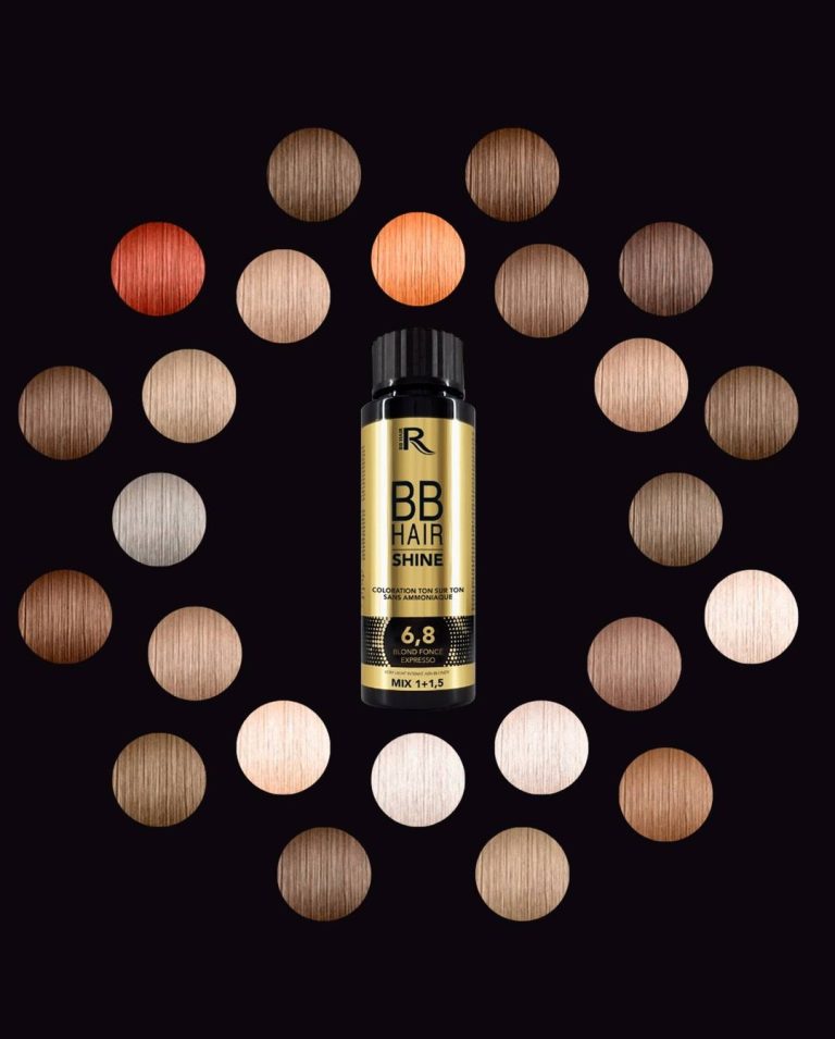 BBhair Shine 60ML DÉCOUVREZ LA NOUVELLE GÉNÉRATION DE COLORATION TON SUR TON : BBhair Shine 60ML. Que les cheveux de vos clientes soient naturels, colorés ou décolorés, la nouvelle coloration ton sur ton BB HAIR SHINE saura vous apporter entière satisfaction. Zéro sensibilisation, respect de la fibre capillaire... BB HAIR SHINE apportera aux cheveux de vos clientes douceur et brillance miroir. Ne contient pas d'ammoniaque.