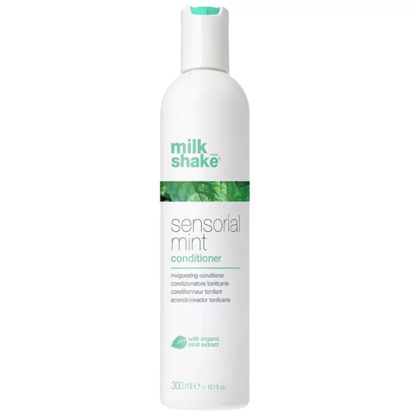 Sensorial Mint Conditioner est un après-shampooing à la menthe sensorielle sans parabènes qui possède des propriétés hydratantes, protectrices et tonifiantes. Laisse les cheveux doux, vibrants, brillants et hydratés, sans être alourdis. L’extrait de menthe biologique rafraîchit et nourrit le cuir chevelu et les cheveux, et a un parfum de feuille de menthe fraîche.