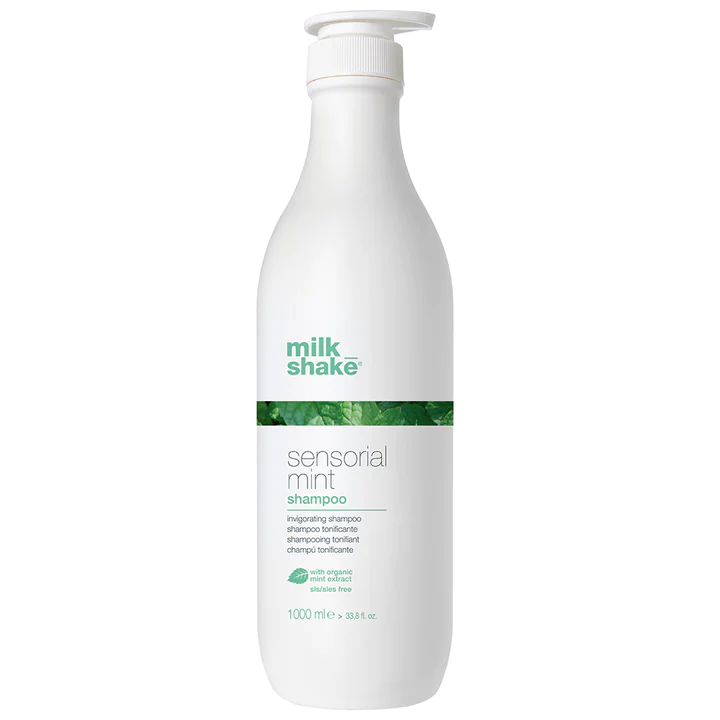 Sensorial Mint Shampoo est un Shampoing tonifiant. 2 formats s'offrent à vous 300ML ou 1000ML. Sa formule aux extraits de menthe, de sauge et de fruits biologiques nettoie en douceur, élimine les impuretés, rafraîchit et revitalise le cuir chevelu et les cheveux. Sans SLS/sles et sans paraben.