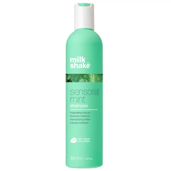 Sensorial Mint Shampoo est un Shampoing tonifiant. 2 formats s'offrent à vous 300ML ou 1000ML. Sa formule aux extraits de menthe, de sauge et de fruits biologiques nettoie en douceur, élimine les impuretés, rafraîchit et revitalise le cuir chevelu et les cheveux. Sans SLS/sles et sans paraben.