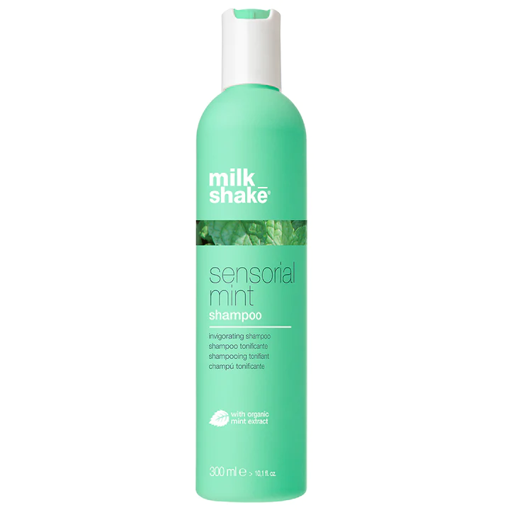 Sensorial Mint Shampoo est un Shampoing tonifiant. 2 formats s'offrent à vous 300ML ou 1000ML. Sa formule aux extraits de menthe, de sauge et de fruits biologiques nettoie en douceur, élimine les impuretés, rafraîchit et revitalise le cuir chevelu et les cheveux. Sans SLS/sles et sans paraben.