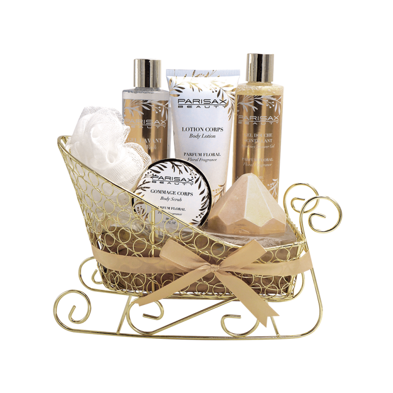 Embarquez pour un voyage enchanteur avec le Coffret Bain Traîneau Parisax, une édition limitée qui transforme votre routine de bain en une expérience magique. Inspiré par la saison des fêtes, ce coffret somptueux réunit une sélection indulgente de produits de bain pour vous transporter dans un monde de luxe et de détente.