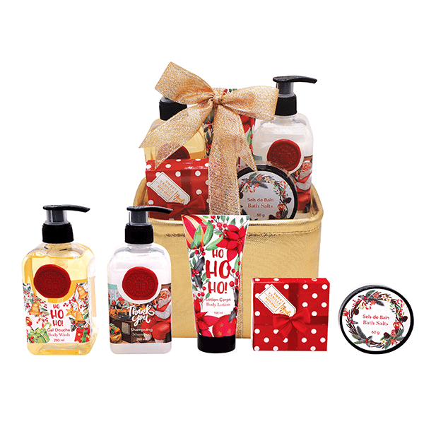 Célébrez la magie des fêtes avec le Coffret Panier Christmas Parisax, une édition spéciale qui emmène l'esprit festif directement dans votre routine de soins. Ce coffret luxueux, idéalement présenté dans un panier en simili cuir or, est une invitation à l'évasion sensorielle et à la détente pendant la période des fêtes.