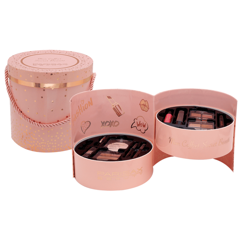 Coffret Secret Beauté Parisax Plongez dans le monde envoûtant de la beauté avec notre Coffret Secret Beauté Parisax, une collection exquise qui révèle les secrets pour créer des looks irrésistibles. Conçu pour les passionnés de maquillage et les amoureux de la beauté, ce coffret all-in-one offre une palette complète d'outils pour exprimer votre créativité et sublimer votre beauté naturelle.