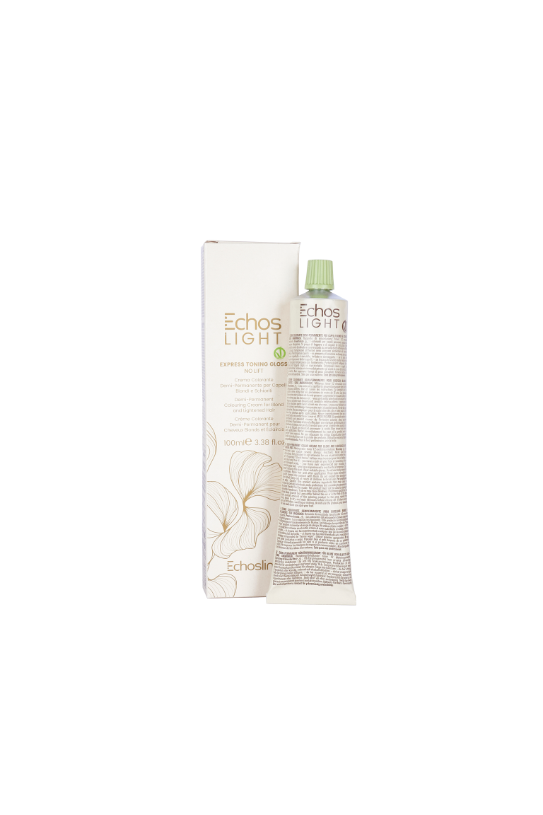 Crème colorante Toner Echoslight caractérisé par sa formule innovante NO LIFT et SANS AMMONIAQUE, il élimine l'effet jaune en offrant une définition parfaite du ton blond désiré : froid, naturel ou chaud, sans altérer les cheveux naturels et en apportant la plus grande douceur et la plus grande compacité à la structure des cheveux éclaircis et décolorés.