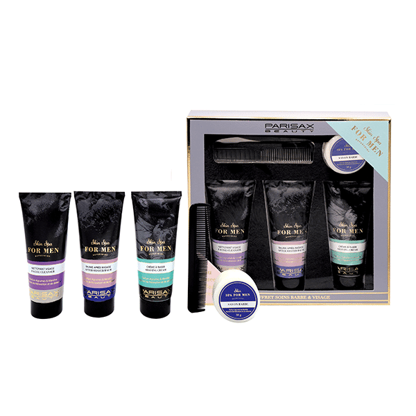 Coffret Homme Barbe Parisax Découvrez l'art du soin de la barbe avec le Coffret Homme Barbe Parisax, une curation méticuleuse des essentiels pour une routine de soin masculine élégante et raffinée. Conçu pour l'homme moderne qui apprécie la qualité, le style et la performance, ce coffret exceptionnel rassemble des produits exceptionnels pour une expérience de soin complète.