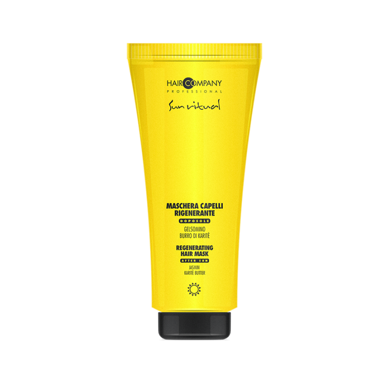 Masque Régénérant - Sun Ritual, le secret ultime pour restaurer la vitalité de vos cheveux après une exposition prolongée au soleil, à l'eau salée et au chlore.