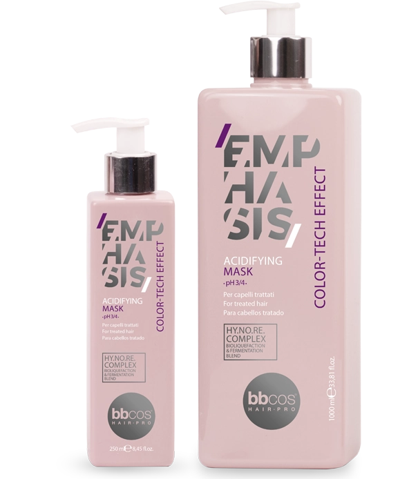 Le traitement Color-Tech se poursuit avec le Masque Acidifiant. Grâce aux principes actifs de HY.NO. Référencement Complexe, le masque intensifie l’éclat et l’éclat de la couleur dans les cheveux traités. De plus, il est facile à coiffer et a un toucher doux en reconstruisant activement la structure du cheveu. ce qui les rend plus durables et robustes.