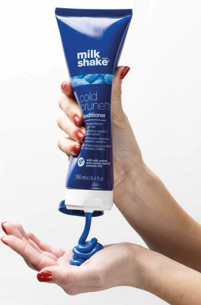 Cold Brunette Conditioner de Milk_Shake 250ML, un est après-shampoing spécialement conçu pour les cheveux bruns