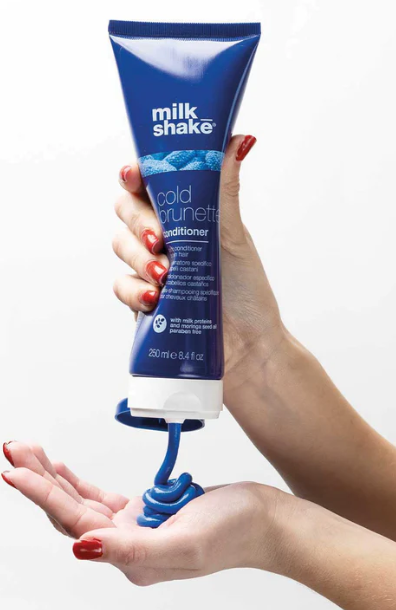 Cold Brunette Conditioner de Milk_Shake 250ML, un est après-shampoing spécialement conçu pour les cheveux bruns