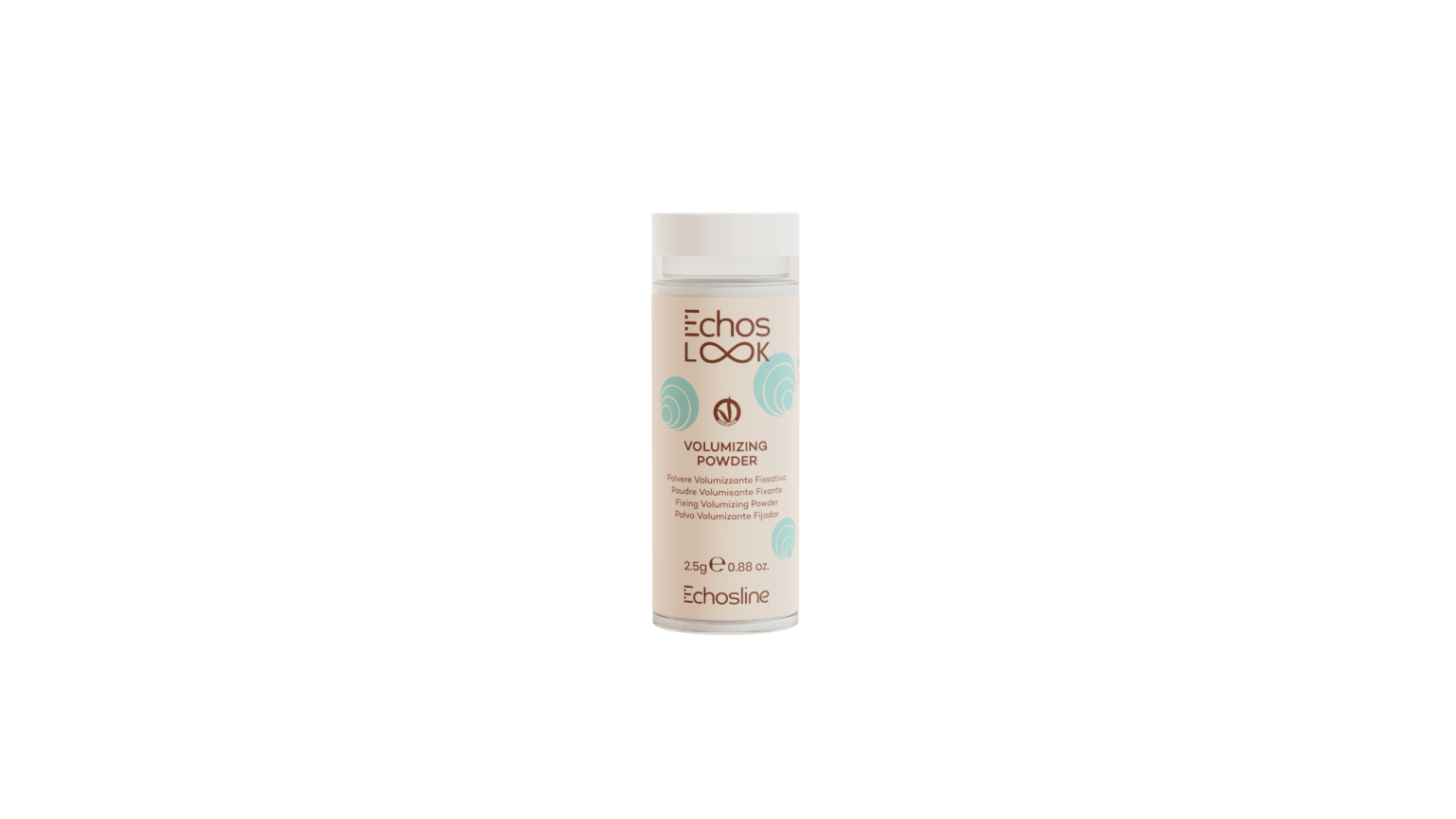 Poudre Volumisante Fixante d'EchosLook, un produit essentiel pour ajouter du volume instantané tout en assurant une tenue durable.
